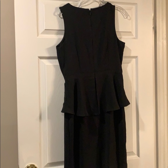 NWT Black peplum dress - Picture 4 of 4